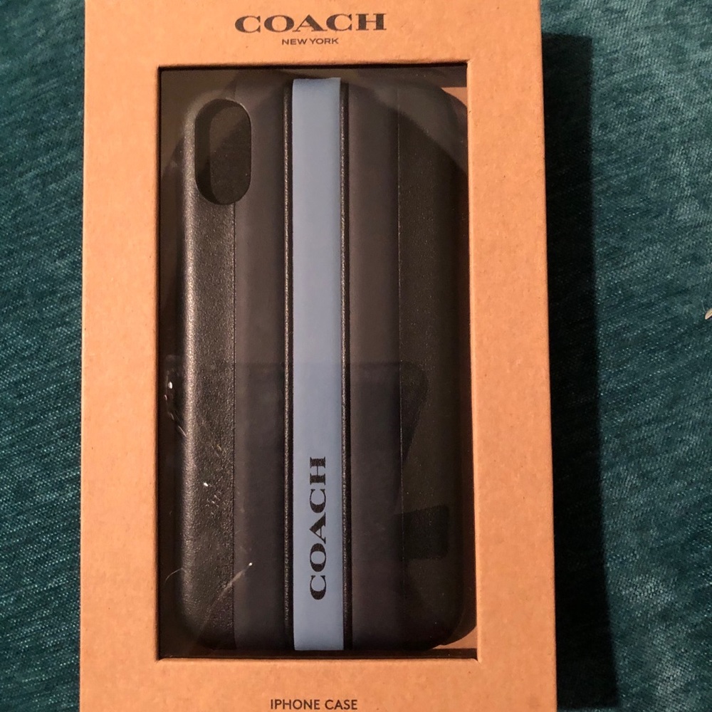 Coach IPhone case X/XS firm price
